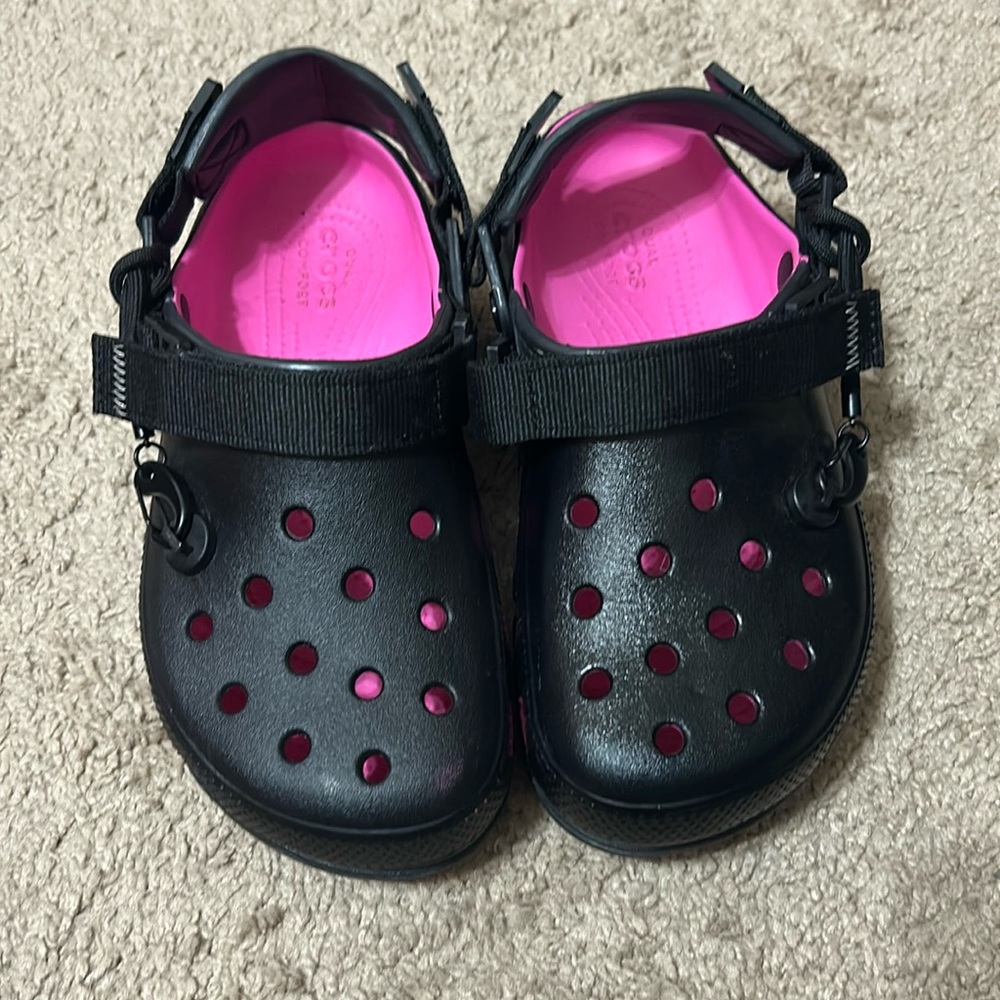 post malone black crocs